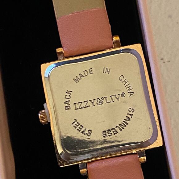 Izzy and Liv Pink Tone Watch with “That Melanin” Pendant New in Box - Picture 3 of 13